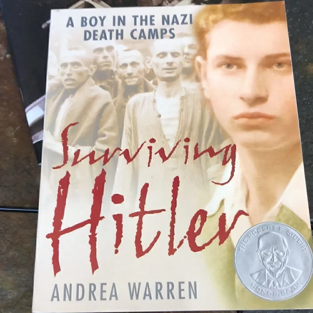 2 paperback books-World War II: A Primary Source History & Surviving Hitler